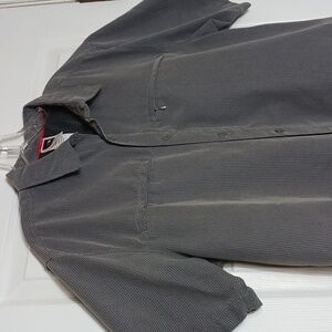 The North Face Short Sleeve Button Up AJEF Zipper Pocket Outdoor Size L